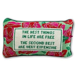 Furbish Needlepoint Pillow